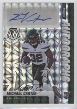 2021 Panini Mosaic Rookie Auto Mosaic Michael Carter #RA-35 Auto 1b8