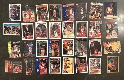 Hakeem Olajuwon 36 Card UNIQUE Lot Houston Rockets HOF Inserts Parallels