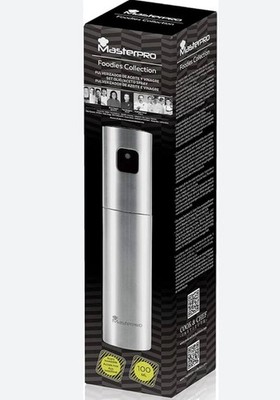 MasterPRO Öl- & Essigsprüher Edelstahl 100ml Sprühflasche Küche