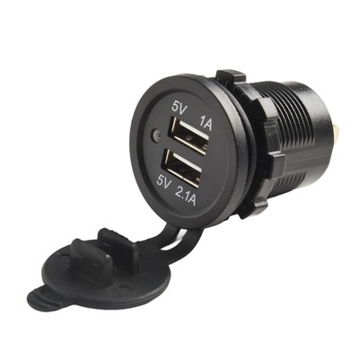 12V CBE C-Line Dual Doppel-USB-Steckdosenmodul-Ladegerät Für Wohnwagen Wohnmobil