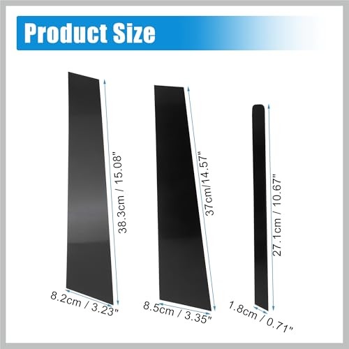 6 Pcs Car Pillar Post Side Door Window Cover Trim for Kia Optima 2011-2015 