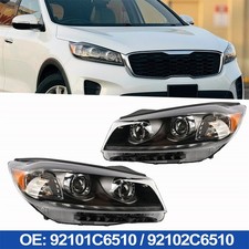 Right Left Side Pair Set Halogen Wled Headlight For 2019-2020 Kia Sorento Right Left Side Pair Set Halogen Wled Headlight For 2019-2020 Kia Sorento