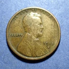 1915-S Lincoln cent  Fine+