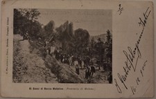 CARTOLINA ROCCAMALATINA - I SASSI (MO) - F.P. - VIAGGIATA - ANIMATISSIMA.
