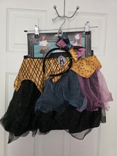 NWT Nightmare Before Christmas Sally Tutu and Headband Costume Kit for Tweens