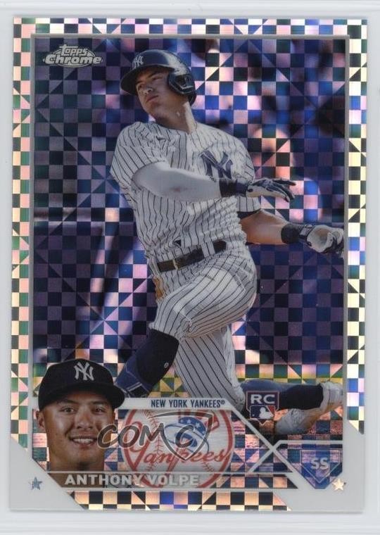 2023 Topps Chrome X-Fractor Anthony Volpe #4 0uh2