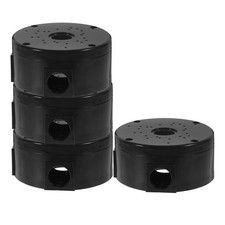 4 Pcs Bullet Camera Junction Box Plastic Enclosure Cctv Mount Bracket Electric