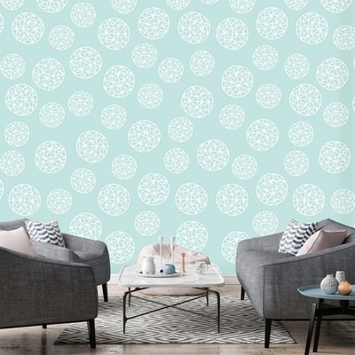 3D White Sphere G8138 Wallpaper Wall Murals Removable Self-adhesive Honey