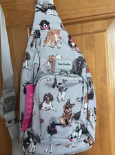 Vera Bradley Reactive Mini Sling Backpack Best In Show Dog C Puppy Rare New Tags