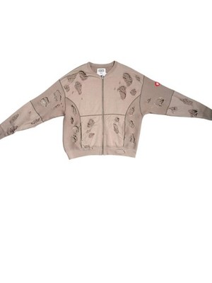 Cav Empt (C.E) - Destroyed Bomber-Zip Sweater - 2023