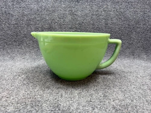 Vintage Anchor Hocking Fire King 2000 Green Glass Batter Pitcher