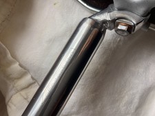 Selle De Vélo De Route IDEALE TB 80 Type Record - Cuir Noir - Années 1950 - Occasion Très Bon état