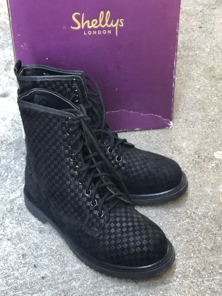 Shellys London Surba Lace Up Booties WOMEN SHOES - Image 4 of 4