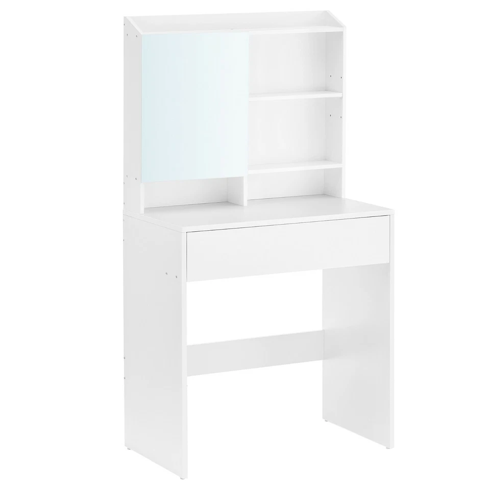 Schminktisch Kosmetiktisch Frisiertisch mit Spiegel undEiner Schublade RDT118W01 - Bild 2 von 4