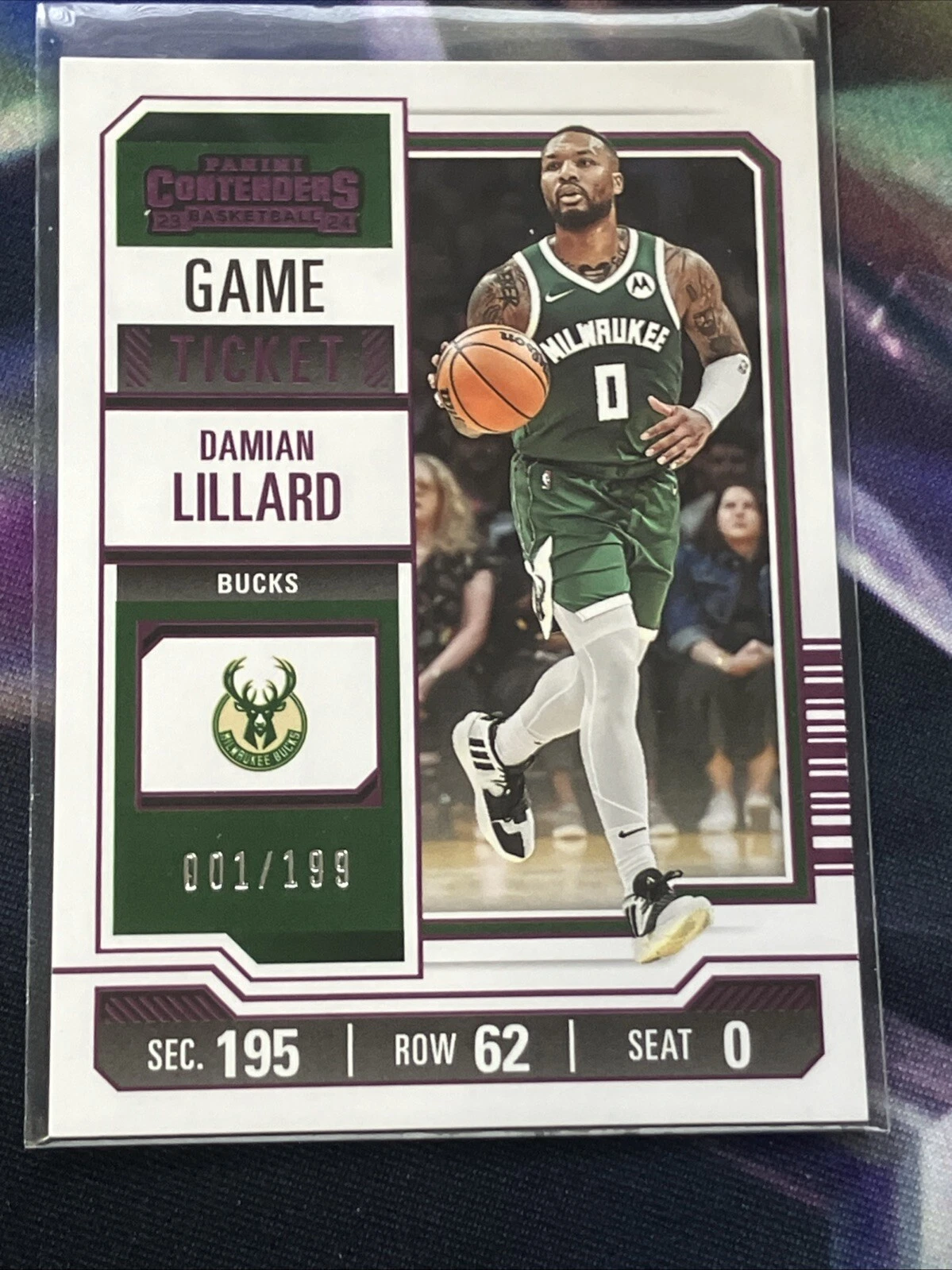 Damian Lillard trading card