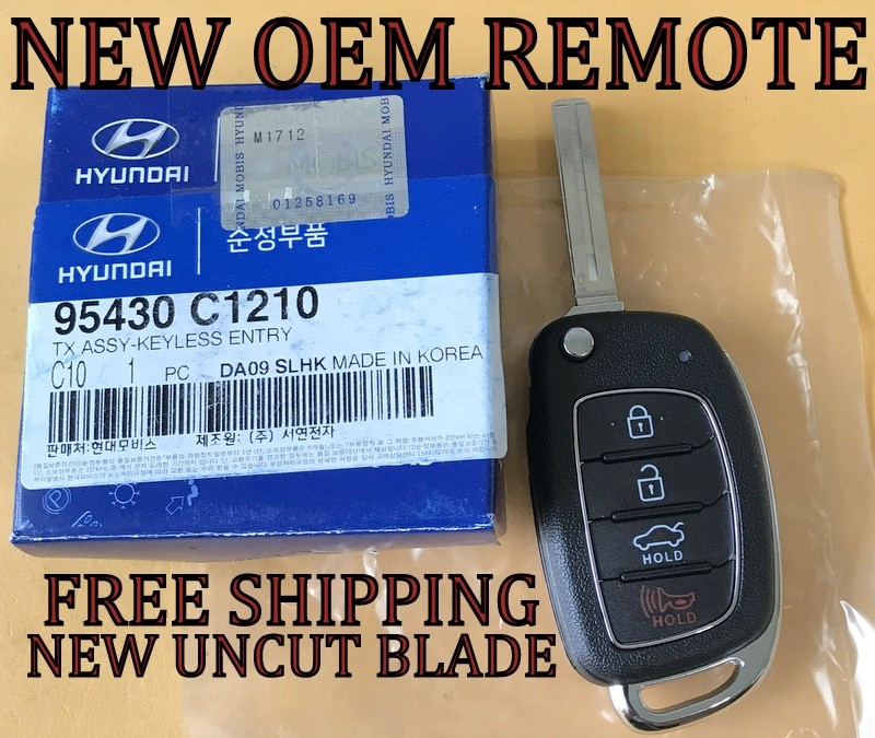 NEW OEM 2017-2020 HYUNDAI SONATA FLIP KEY REMOTE FOB TQ8-RKE-4F25