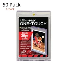 50 Pack Ultra Pro 35PT ONE-TOUCH Magnetic Trading Card Holder UV Protection