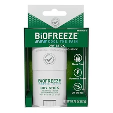 BiOFREEZE COOL THE PAIN FAST ACTING MENTHOL PAIN RELIEF DRY STICK 0.76 OZ 2 PACK
