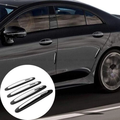 Protector de puerta de esquina para parachoques de coche accesorios protector antiarañazos pegatina 4x - Imagen 2 de 7