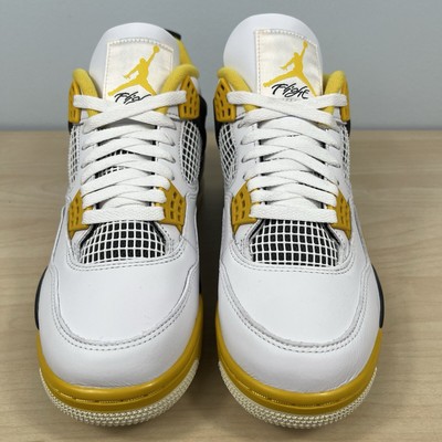 シューズ(男性用) Nike Air Jordan 4 Retro \"Vivid Sulfur\" Nike Air Jordan 4 Retro Vivid Sulfur AQ9129-101 Womens New