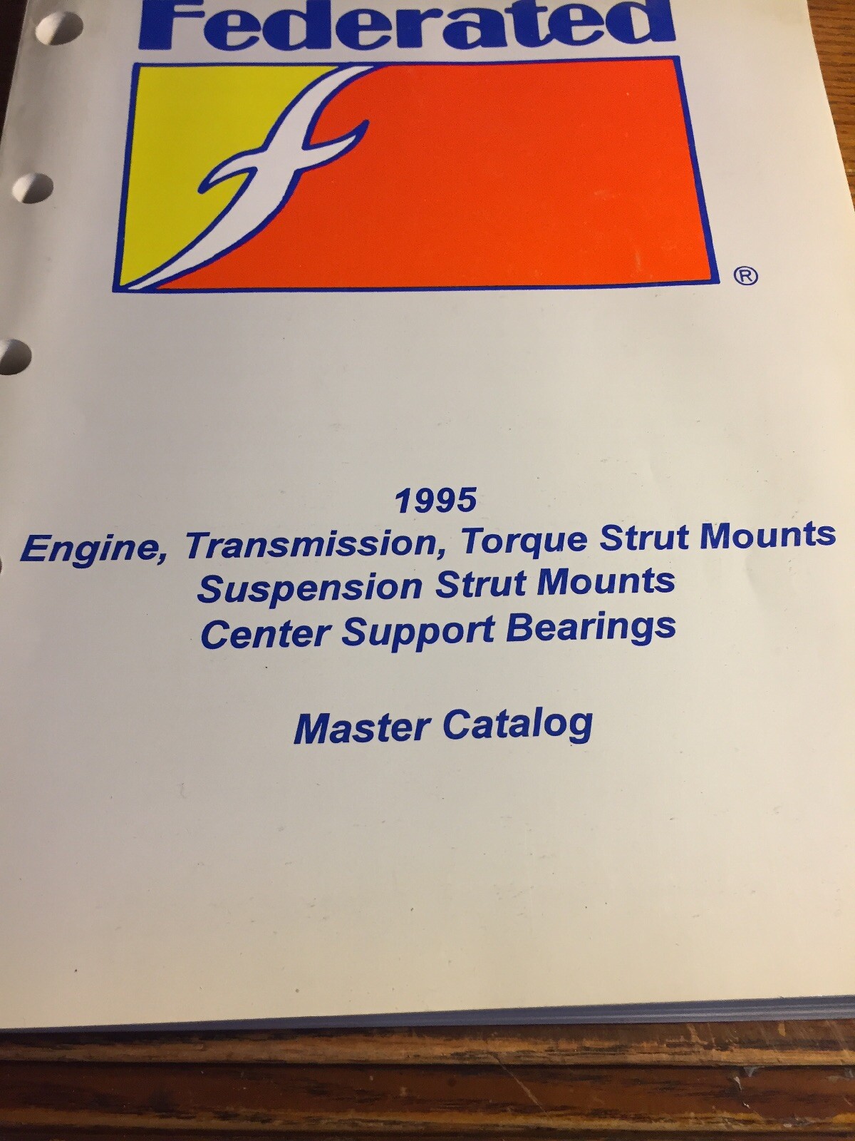 Vtg 1995 Federated Master Catalog Engine Mounts Bearings eBay