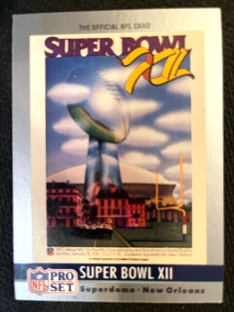 NFL - 1990 Pro Set Super Bowl XII - Cowboys vs Broncos | eBay