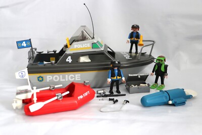 Lot De 2 échelles Playmobil Pour Bateau Police - Accessoire Compatible 3539