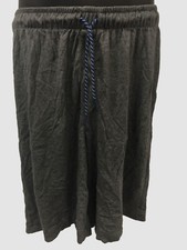  30 Club Room Men's Dark Gray Solid Pajama Sleepwear Shorts Size S