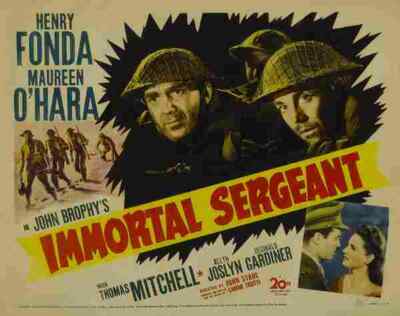 Immortal Sergeant 03 Film A4 Poster Druck 10x8