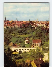 Postcard General view, Rothenburg ob der Tauber, Germany