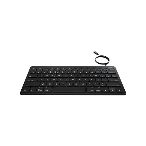 ZAGG Qwerty UK Englisch Universal Usb-C Verkabelt Lebensgroß Tastatur - Schwarz - Bild 2 von 3