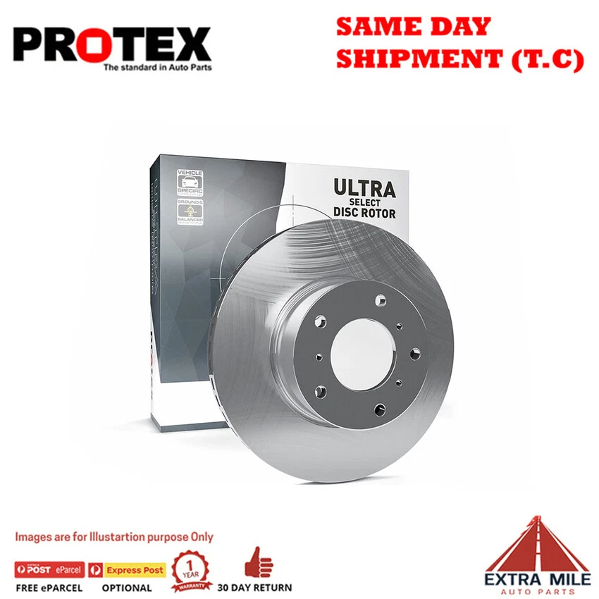 Protex Ultra Select Rear Rotor Pair For AUDI A4/RS4/S4/VOLKSWAGEN PASSAT 1995-05 - image 2 of 2