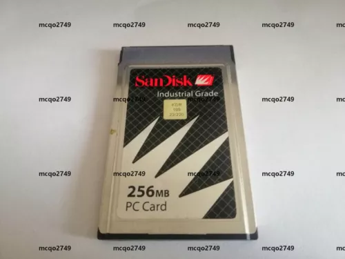 Sandisk  industrial grade  256MB  PC CARD
