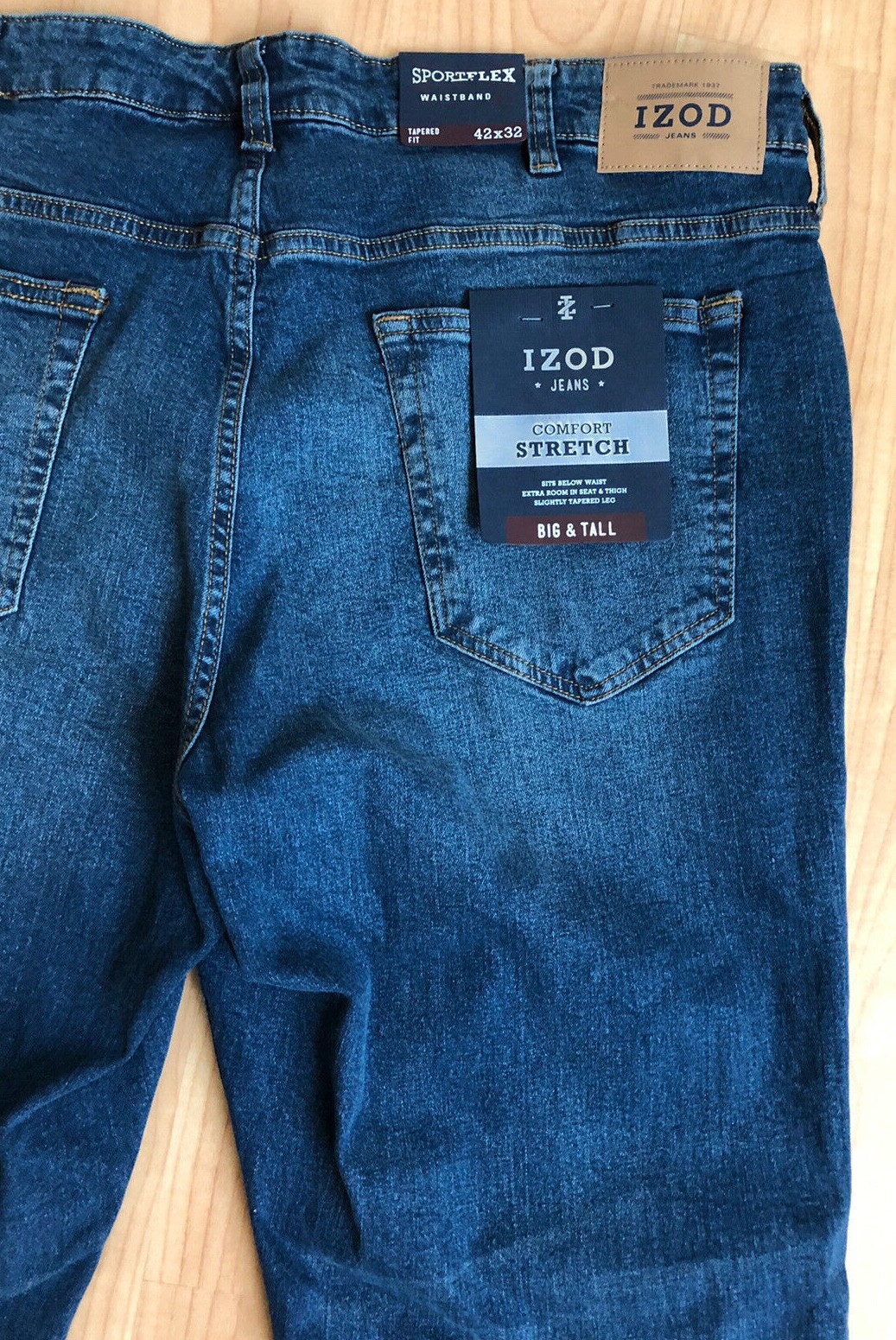 izod comfort stretch jeans big and tall
