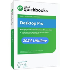 Quick books desktop pro 2024 Lifetime version...