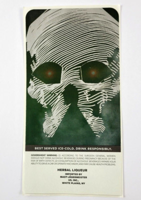Jägermeister USA Flaschen Label Aufkleber Sticker Decal Sonderedition