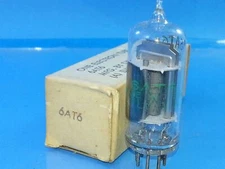 SYLVANIA 6AT6 TUBE SINGLE 1 PCS ABSOLUTELY NOS NIB 1965