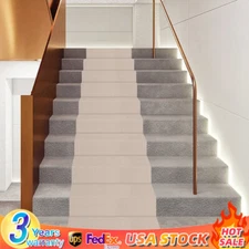 Non-Slip Carpet Stair Runner Indoor Floor Protector Protective Stair Covers US