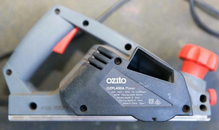 Ozito electric planer outlet