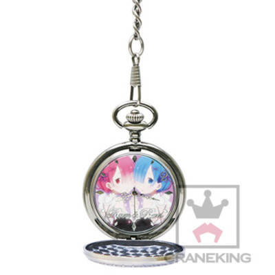 Re:Zero Rem and Ram Pocket Watch Anime Manga NEW