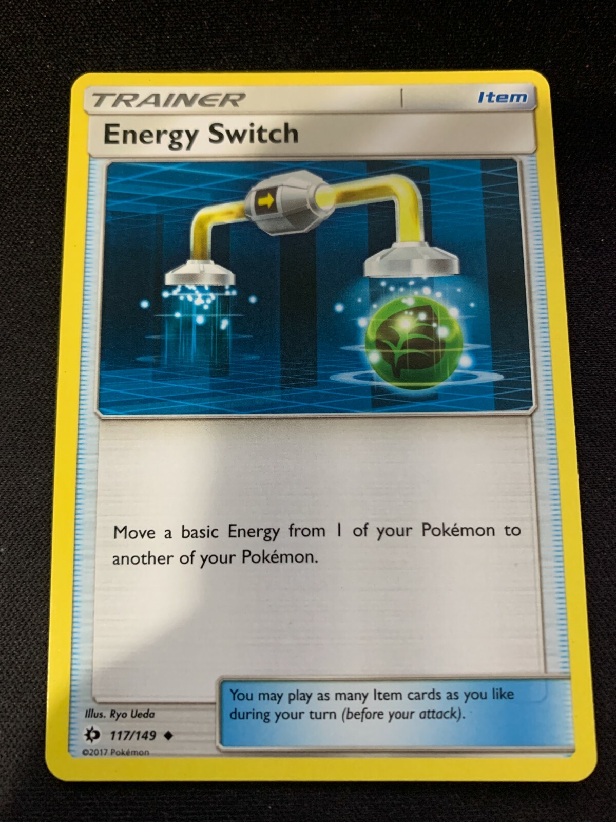 Pokemon Energy Switch 117/149 Uncommon Sun Moon Base Set Near Mint