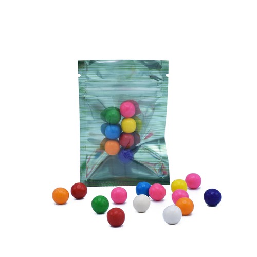 Bolsas de bloqueo de sello de cremallera de almacenamiento de lámina de Mylar diseño verde ventana transparente 100/500/1000 - Imagen 3 de 7