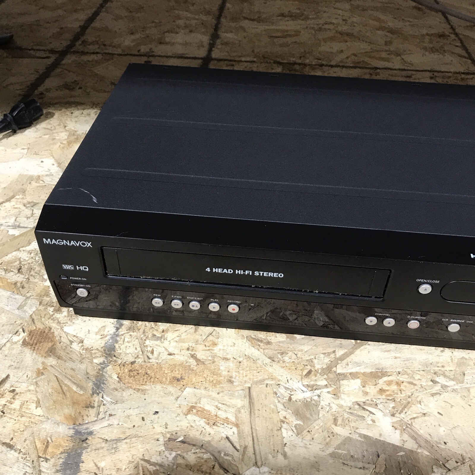 Magnavox ZV457MG9 A VCR/DVD HDMI Recorder Combo Tested Working No