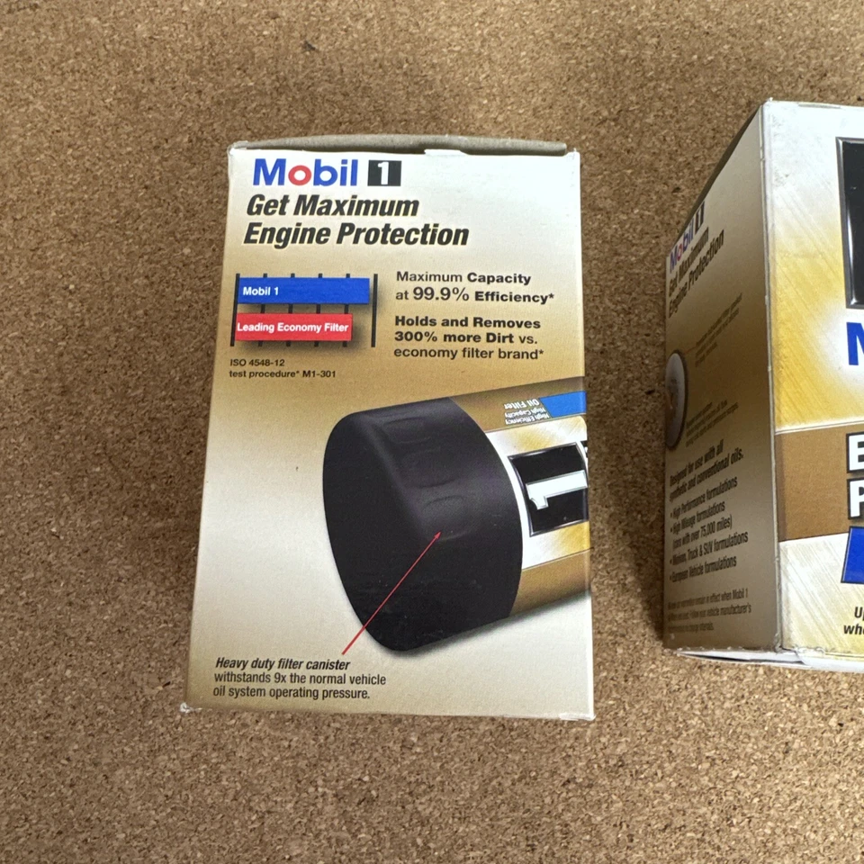 2 x M1-205 美孚 1 滤油器奥迪、保时捷、Volkwagen- 与 M1-205A 相同 — 第 3/4 张图片