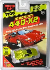 1996 TYCO Magnum 440-X2 FAST Slot Car 1990 LAMBORGHINI COUNTACH V12 Sealed #9174