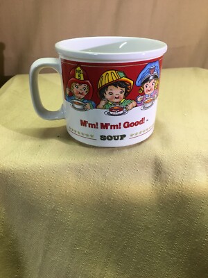porcelain Campbells Kids Mug M m!M m! Good