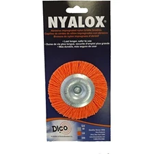 Dico 541-777-3 Nyalox Wheel Brush 3-Inch Orange 120 Grit