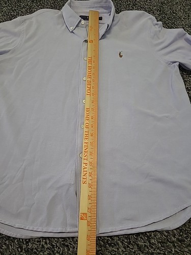 Ralph Lauren Hombres XXL Lavanda Oxford Botones Calce Clásico Colores Pascua - Imagen 6 de 7