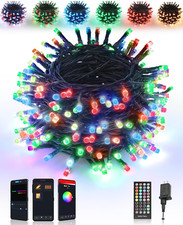 99Ft 300 LEDs Smart Color Changing String Lights App DIY and remote, RGB Color