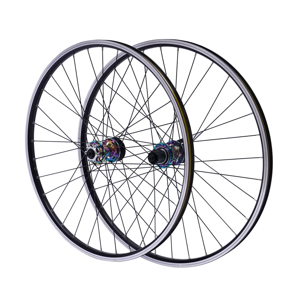 27.5'' Aluminum Alloy Rim Disc Brake Front+Rear Wheel Fit 7/8/9/10/11 Cassette - Image 4 of 4